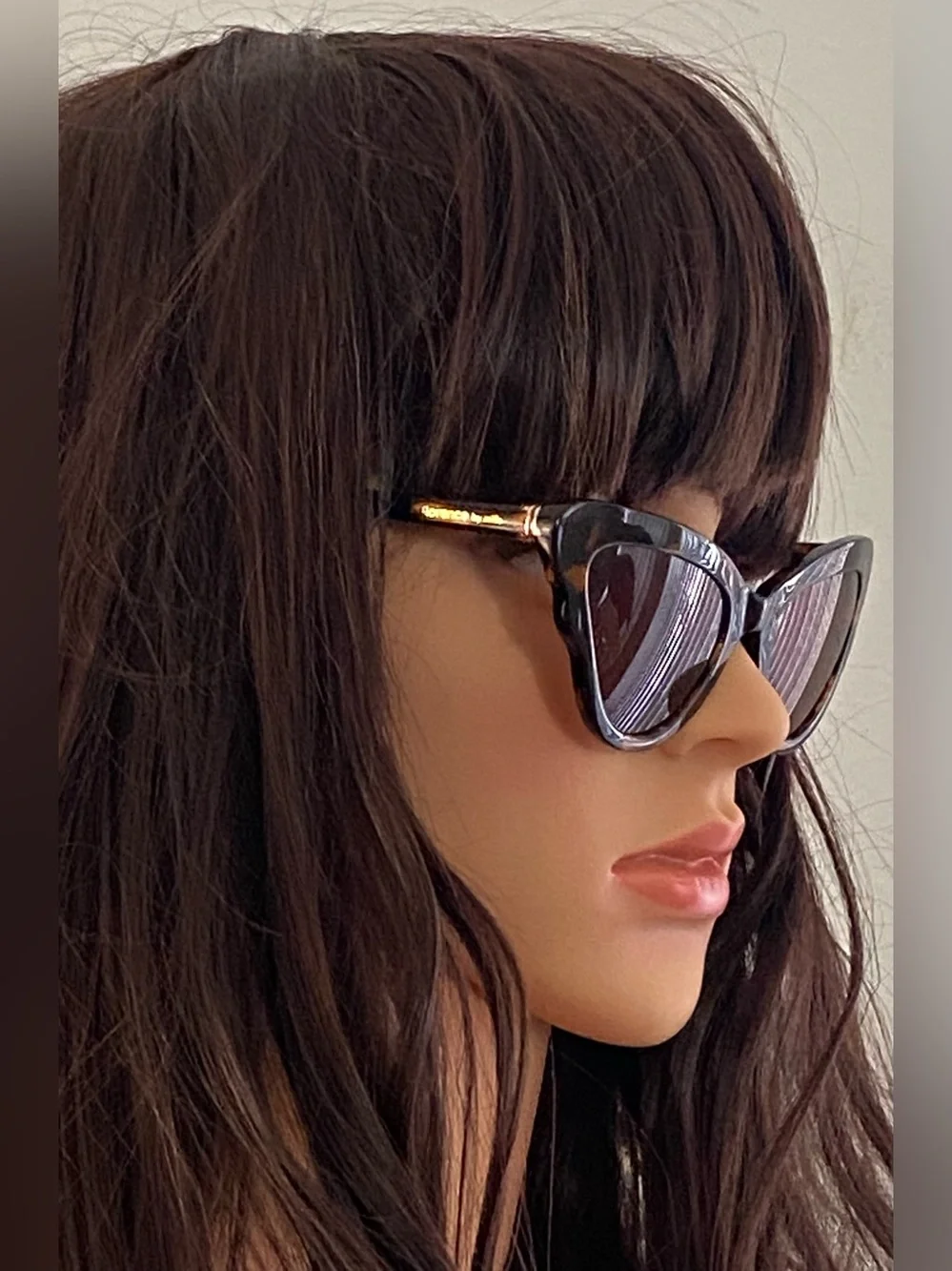 FLORENCE BY MILLS CHIC TORTOISE CAT EYE FRAMED SUNGLASSES